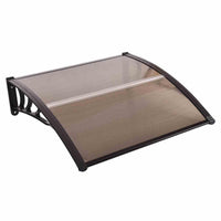 Weather-resistant Canopy for Front Door Awning Transparent Door Roof Protection