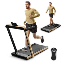 2-in-1 Walking & Running Treadmill,Folding Under Desk Walking Pad