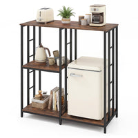 Kitchen Baker's Rack Mini Fridge Stand Table with 4 Shelves for Oven