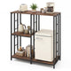 Kitchen Baker's Rack Mini Fridge Stand Table with 4 Shelves for Oven