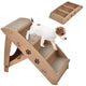 4 Steps Folding Dog Ramp Stairs, Portable Pet Climbing Ladder