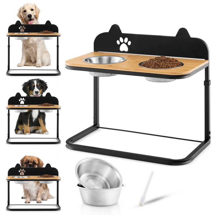 Elevated Dog Bowls, Metal Raised Dog Bowl Stand