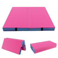 Giantex 4" Thick Folding Gymnastics Mat, 4' x 4' Tumbling Mat