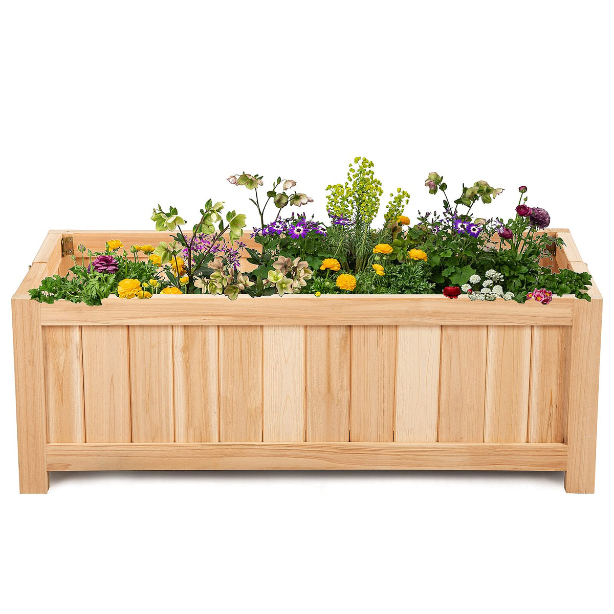 Giantex Raised Garden Bed, Wooden Planter Box