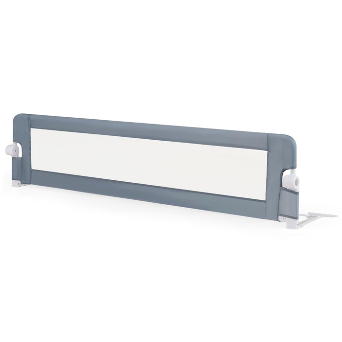 180 x 42 cm Swing Down Baby Bed Guard Rail w/Adjustable Safety Strap Foldable Bed Rail for Toddlers