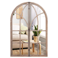 Giantex Arched Window-Like Wall Mirror 88 x 60CM, Decorative Arch Mirror