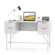 Computer Desk with 4 Drawers, 120cm Home Office Desk with Storage