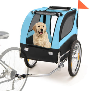 Pet Bike Trailer Holds 40kg Bicycle Trailer for Small & Medium-Sized Dogs