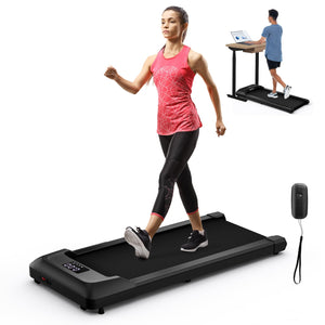 Under Desk Treadmill with Remote Control and LED Display for Home and Office
