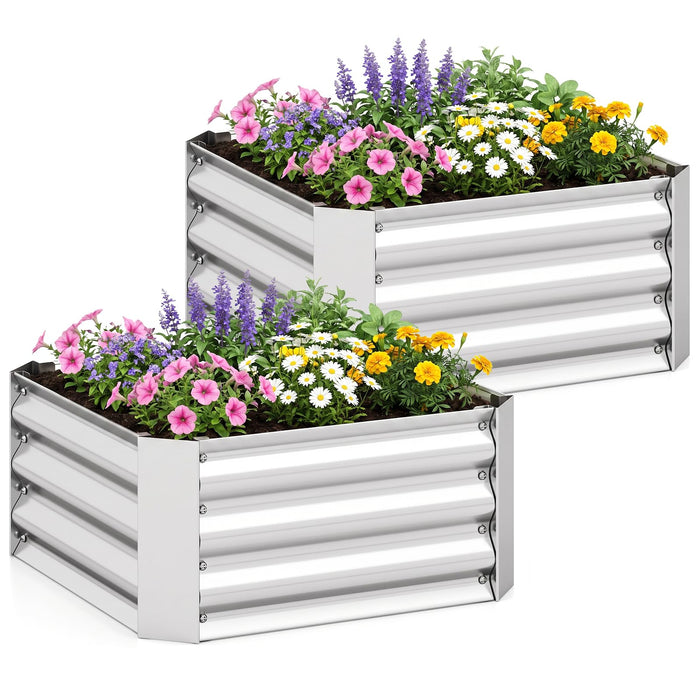Galvanized Raised Garden Bed Kit