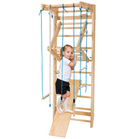 Wooden Rung Wall, Climbing Wall, Climbing Frame, Home Sports Equipment