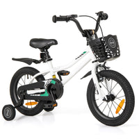 14 16 Inch Kids Bike, Toddler Bike with Training Wheels, Adjustable Seat & Handlebar