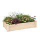 Giantex 48" x 24" x 10" Wooden Raised Garden Bed, Rectangular Planter Box
