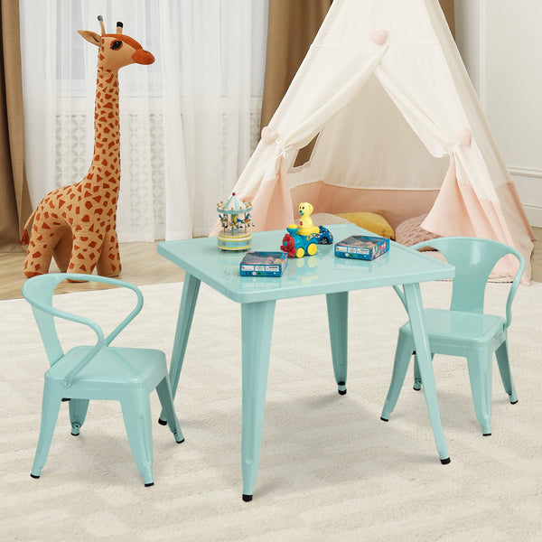 Kid’s Table and Chair Set with Adjustable Foot Pads