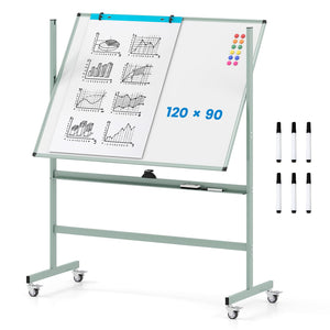 90 x 120 cm Mobile Magnetic Whiteboard