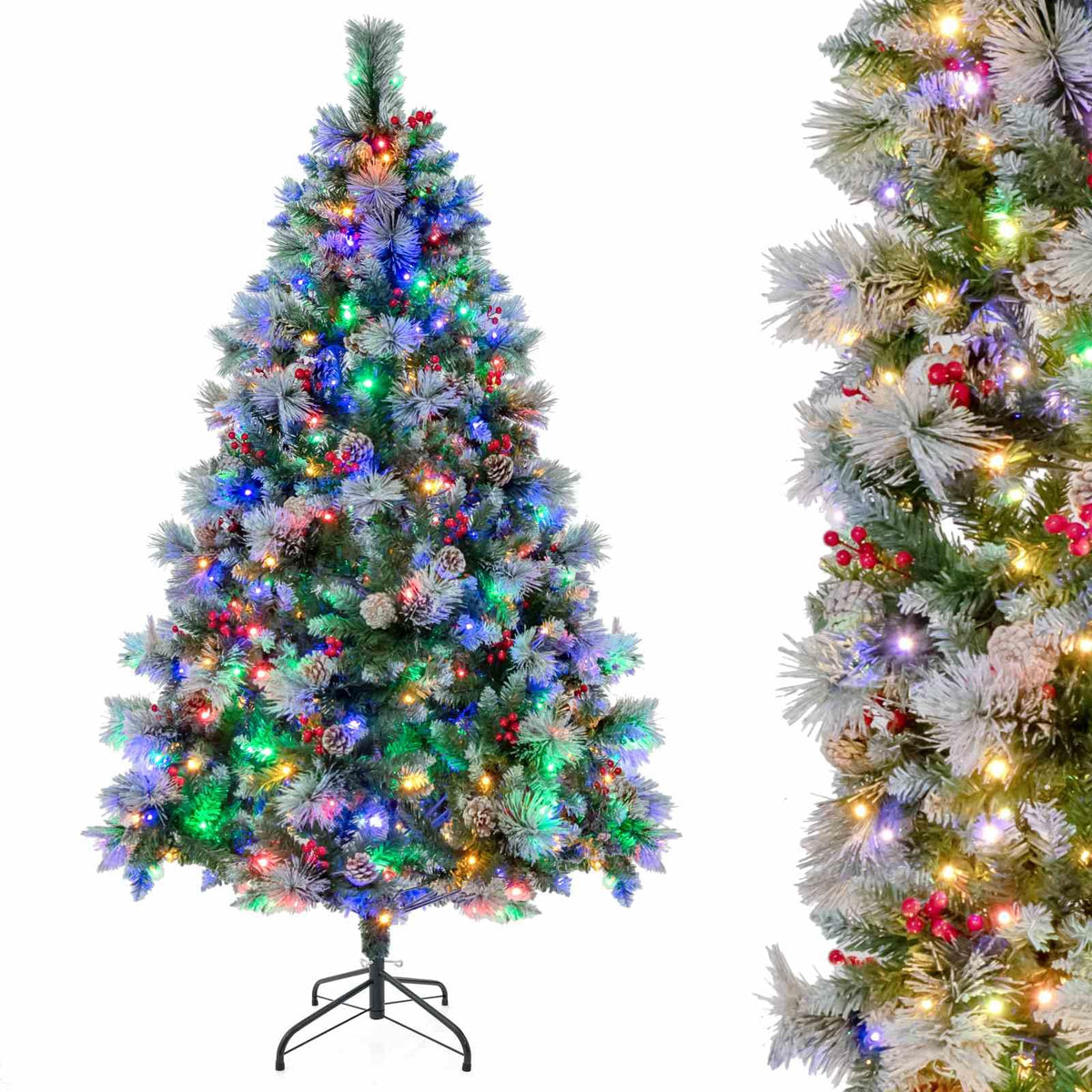 1.85M/2.15M Pre-Lit Christmas Tree with Pine Needle