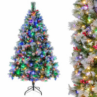 1.85M/2.15M Pre-Lit Christmas Tree with Pine Needle