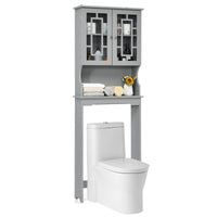 Giantex Over The Toilet Storage Cabinet, Freestanding Over Toilet Storage Rack