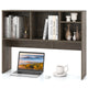 Countertop Storage Hutch with 4 Cubes for Dorm Home Office College Dressing Tabletop