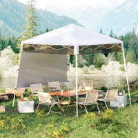 2.1 x 2.1 M Pop-Up Canopy Tent with 1 Push Center Lock for Sports Picnic Camping