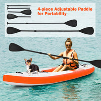 Inflatable Kayak with Adjustable Aluminum Oars for 1 Person