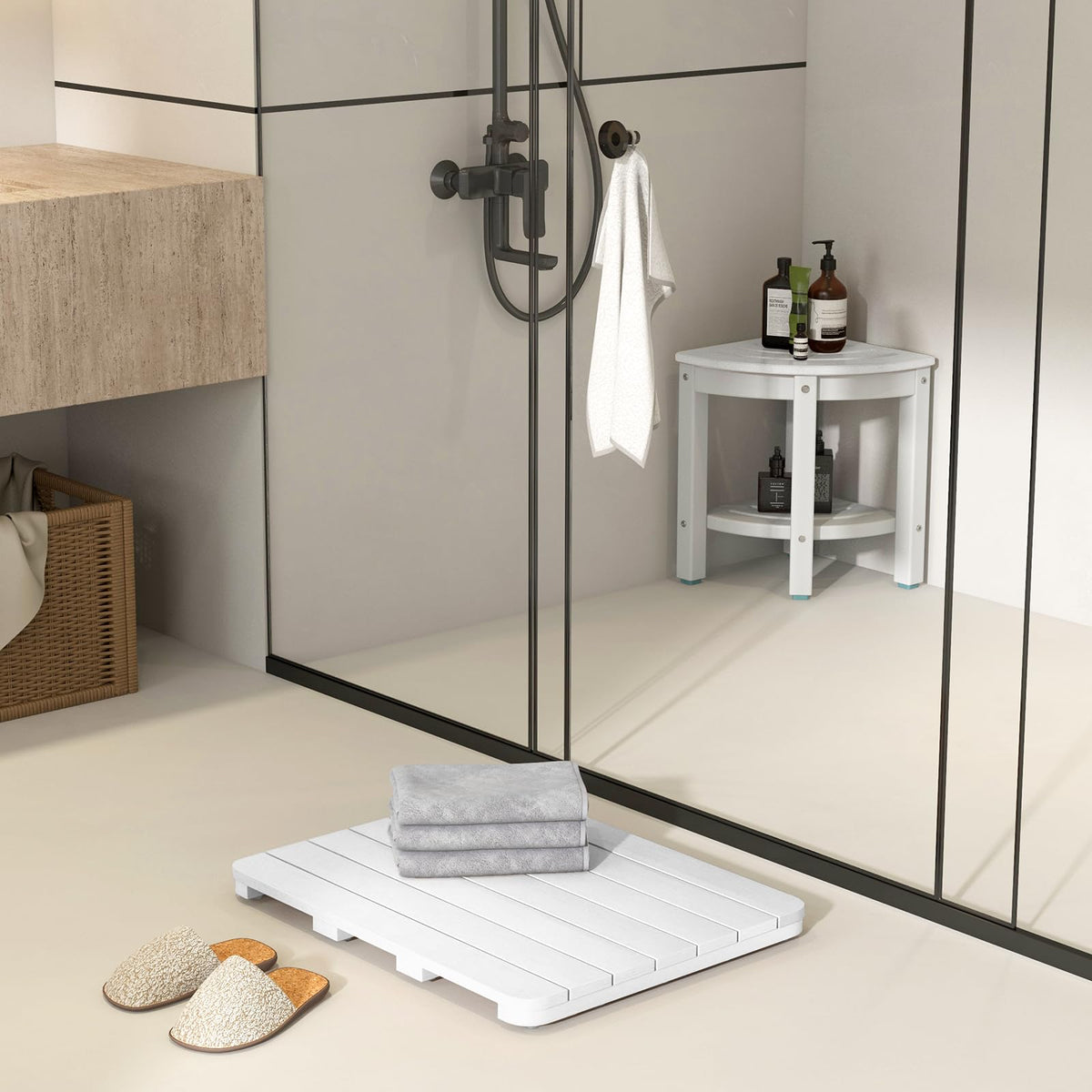 Giantex Non-Slip Bath Mat for Shower