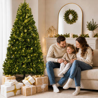 270cm Pre-Lit Artificial Christmas Tree w/ 1030 LED Lights