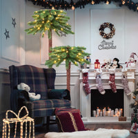 Pre-Lit Artificial Palm Tree with 100 LED Lights for Christmas