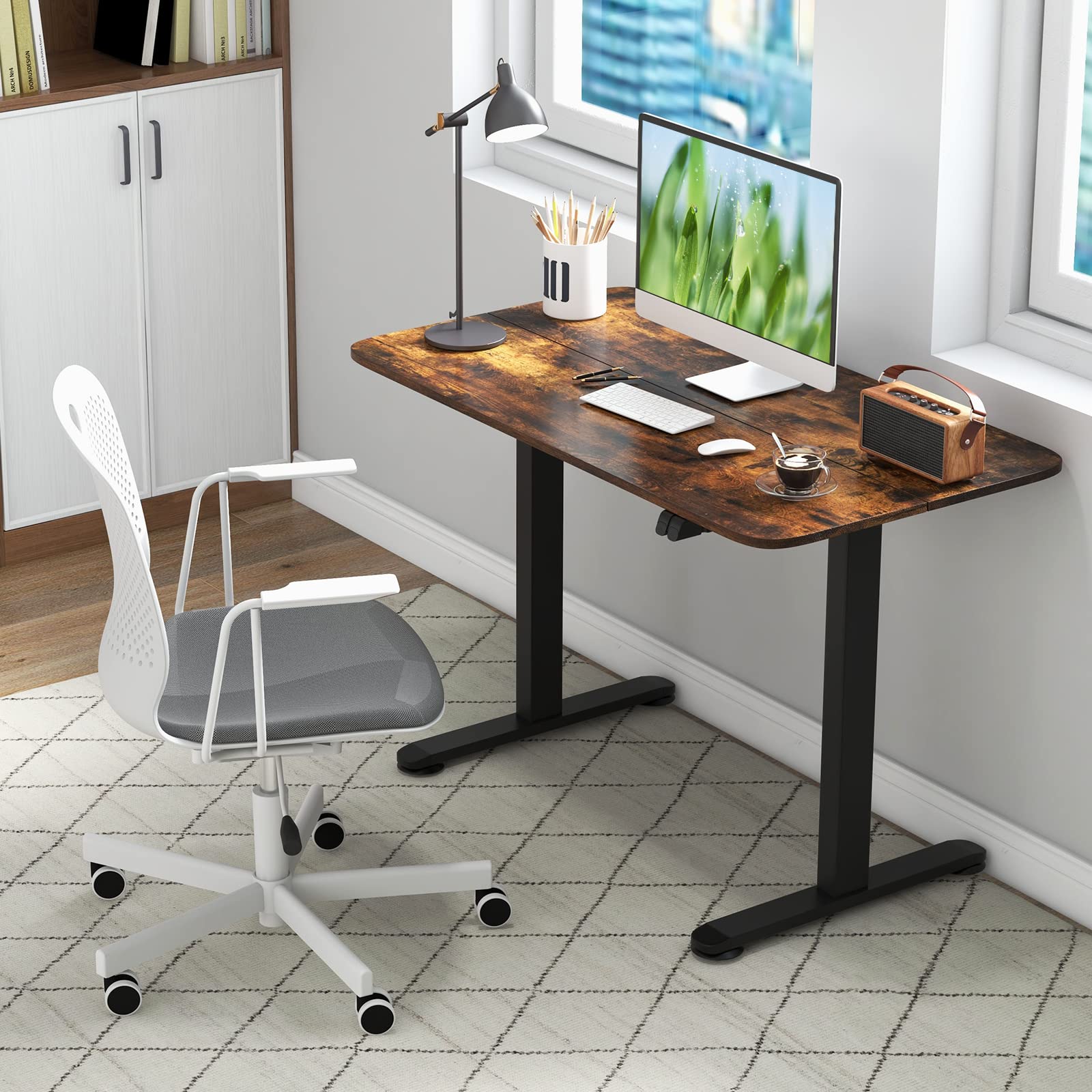 Giantex Electric Standing Desk Ergonomic Stand Computer Desk