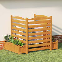 Air Conditioner Fence with Planter Box and No-Dig Kit
