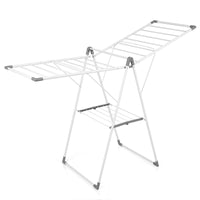 GIANTEX Foldable Clothes Drying Rack with 3-Level Adjustable Wings