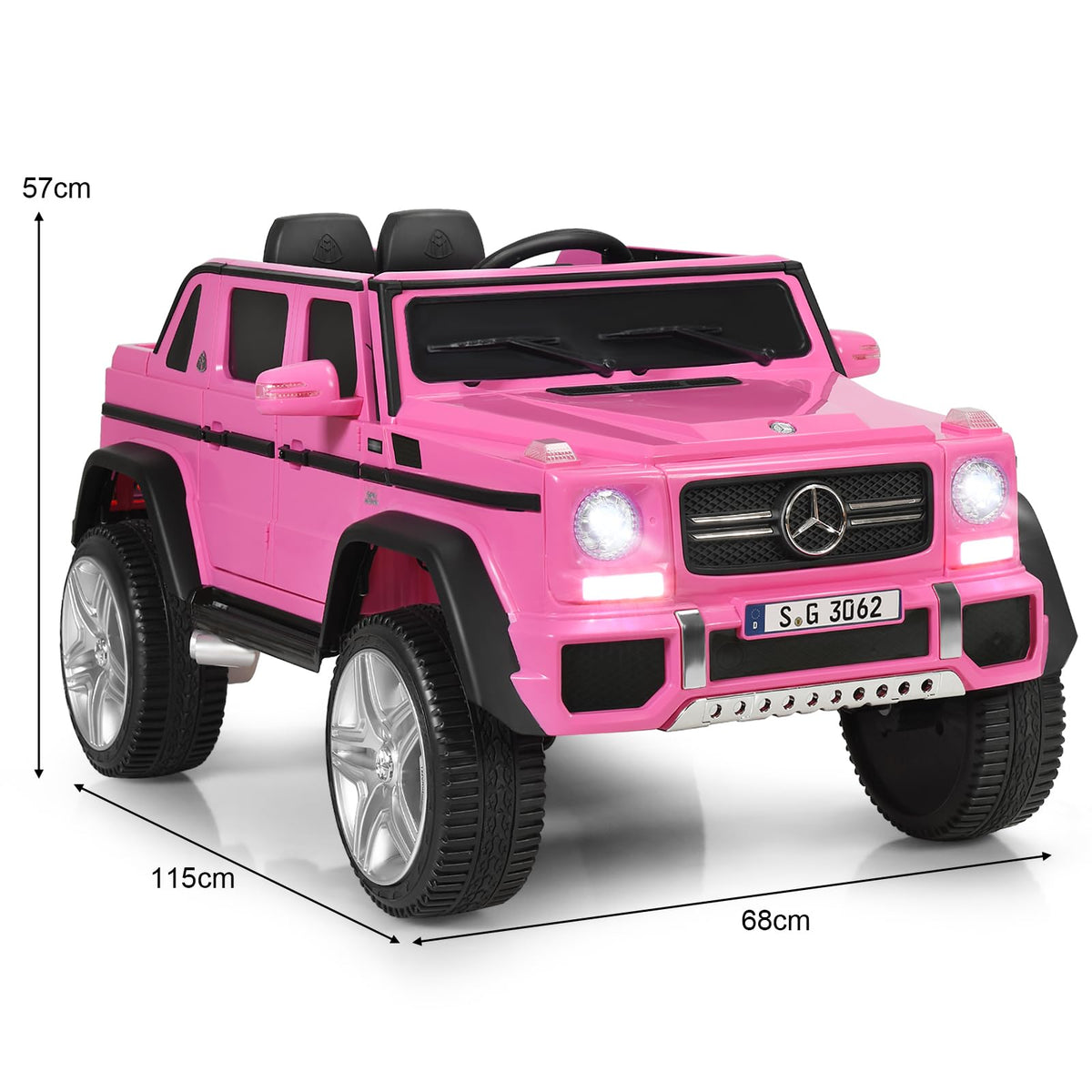 12V Ride On Car Licensed Mercedes Benz with Remote Control and Lights