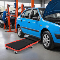 92 cm 2-in-1 Mechanic Creeper 150 kg Z Creeper Seat with Padded Seat
