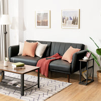 Giantex Sofa Bed, Sofa Futon w/Rubber Wood Legs