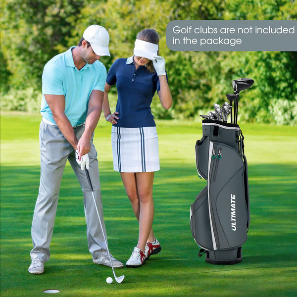 Golf Cart Bag with 14 Dividers, Lightweight Golf Cart Bag with Shoulder Strap