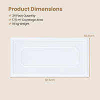 Ceiling Tiles Decorative PVC 3D Wall Panels Waterproof and Paintable