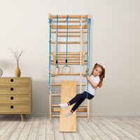 Wooden Rung Wall, Climbing Wall, Climbing Frame, Home Sports Equipment