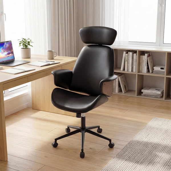 Ergonomic Office Chair with Headrest and Adjustable Height