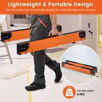 2 Pack Saw Horses, Portable Sawhorses w/ Folding Design