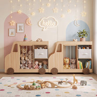Toy Storage Organizer Kids Bookshelf with Open Shelves
