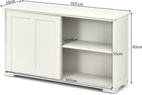 Giantex Buffet Sideboard Cabinet, Home Storage Cabinet Shelf