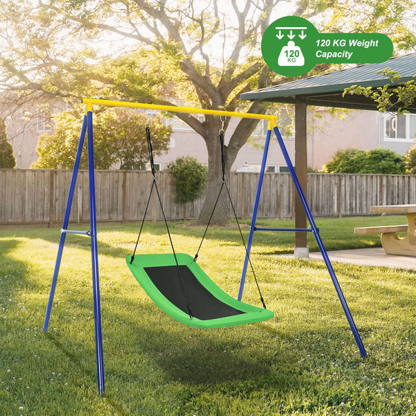 Giant 152 x 80 cm Platform Saucer Tree Swing Set for Kids and Adult