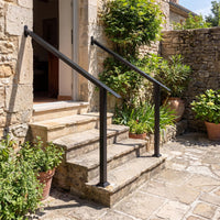 Wall Mount Adjustable Galvanized Steel Handrail for Outdoor Steps