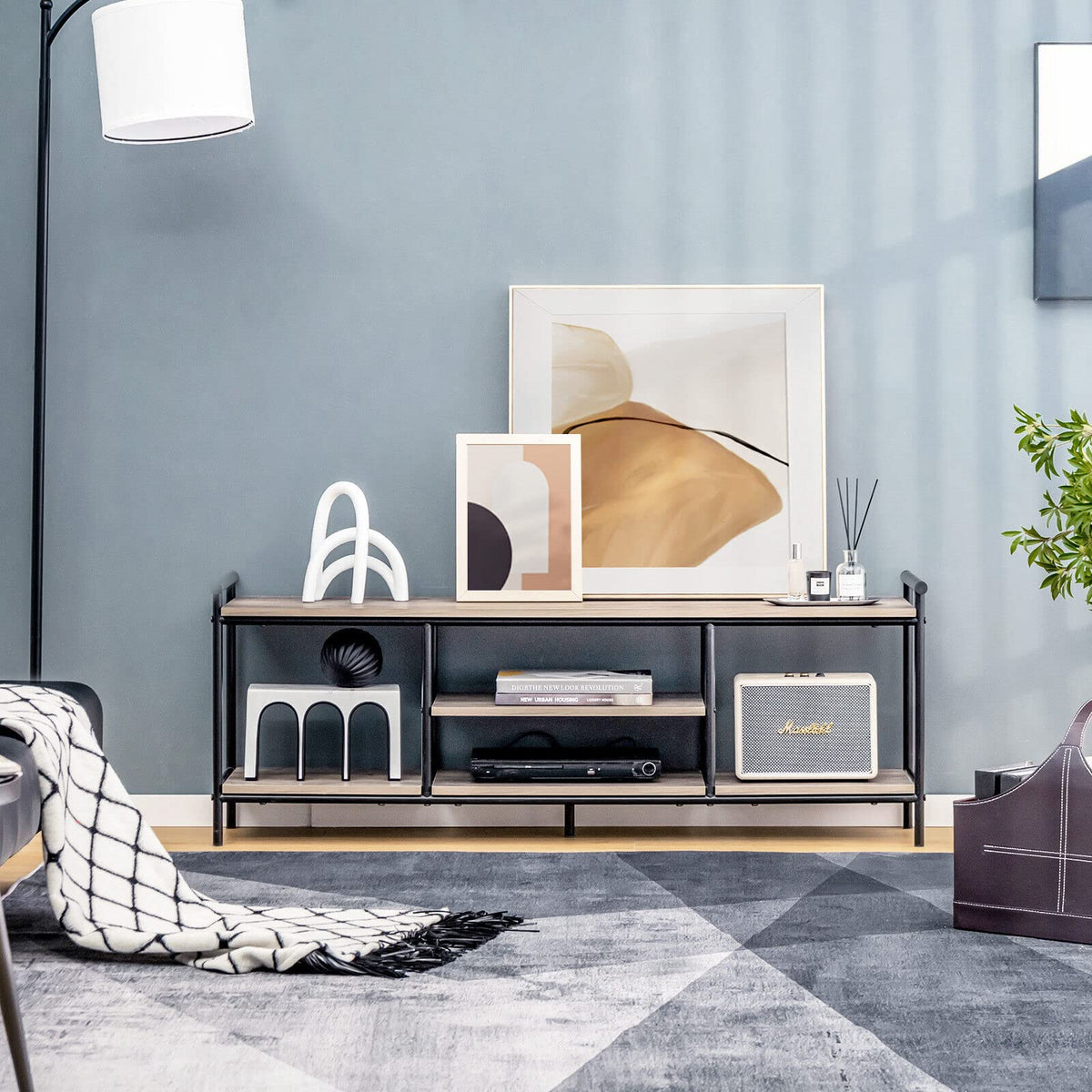 Giantex TV Cabinet Entertainment Unit Stand