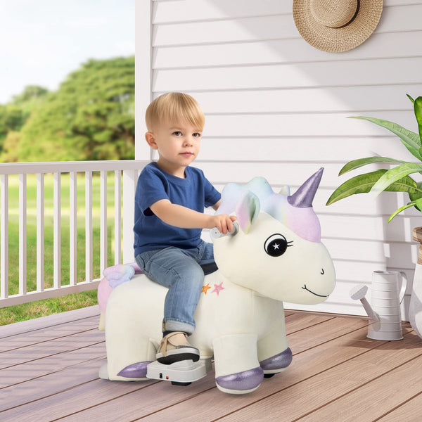 Kids Ride On Toy, Electric Animal Ride On Toy for Children with Anti-Slip Handlebars