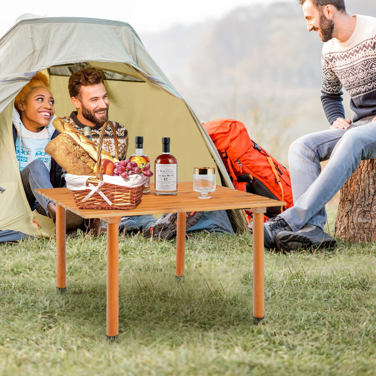 Outdoor Side Table, Outdoor Folding Camping Table