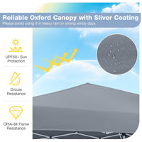 3 X 3 m Pop up Canopy Tent with Carrying Bag and 8 Stakes