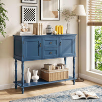 Console Table with 2 Drawers & 2 Door Cabinets