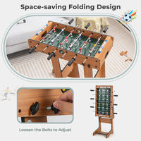 Giantex Folding Foosball Table, 27in Football Table
