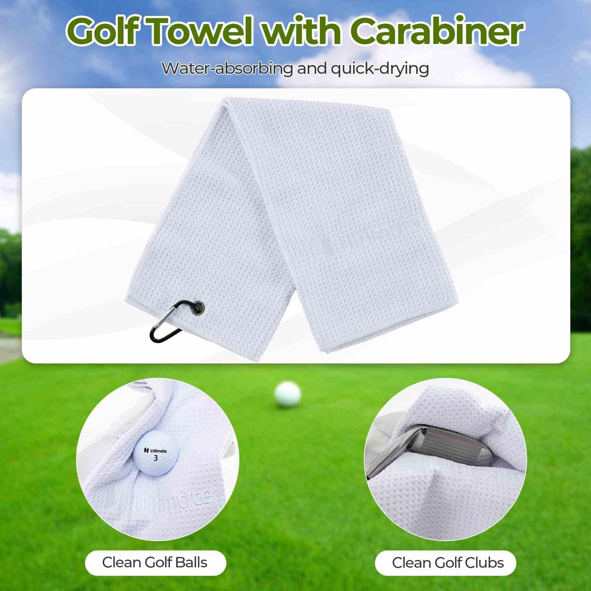 Golf Gift Set for Women with Golf Balls Golf Tees Golf Towel Golf Belt